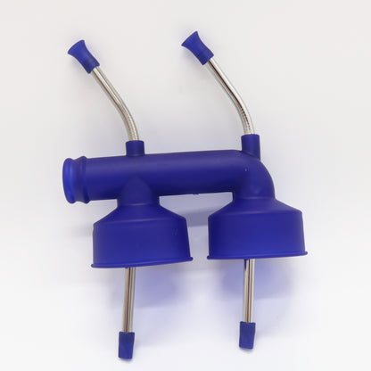 HEBEERNEW DOULE CAN BEER SNORKEL