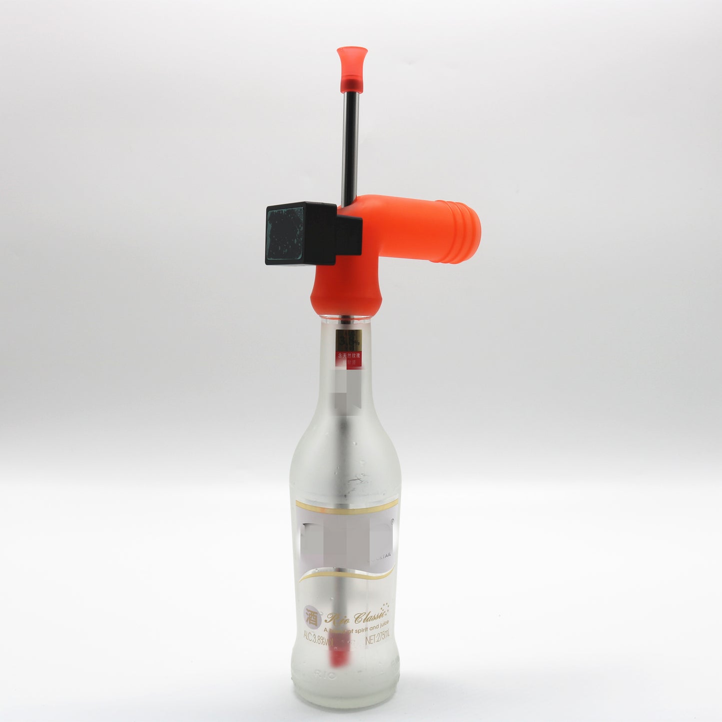 HEBEERNEW 29cm straw timer beer snorkel LED record your seconds chugging party