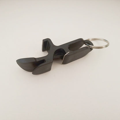 HEBEERNEW sendy beer shotgun tool can bottle opener 2pack green black 3 in 1 functional keychain
