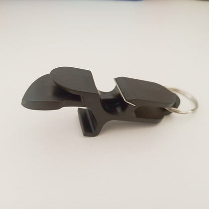 HEBEERNEW sendy beer shotgun tool can bottle opener 2pack green black 3 in 1 functional keychain