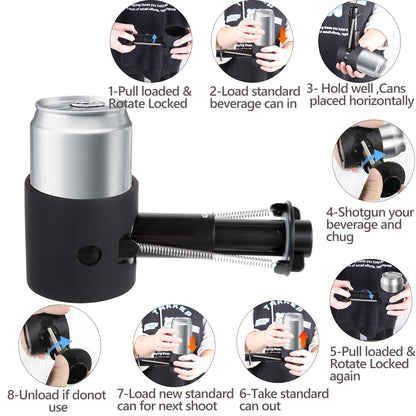 HEBEERNEW shotgun beer tool gadgets beer party new year gifts pregame drinks