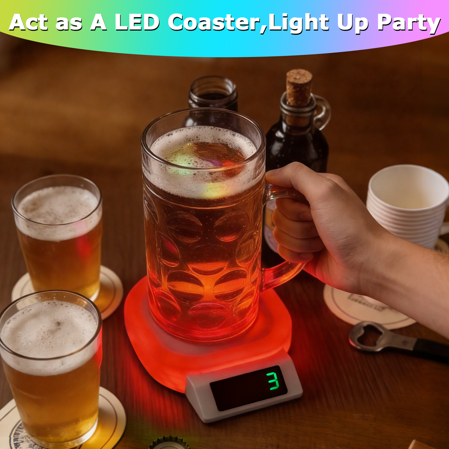 HEBEERNEW CHUG TIMER DEVICE PLATFORM for boyfriends gift party bar drinking tool pregame stock chug timers