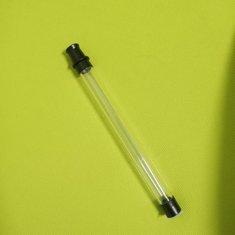HEBEERNEW Portable take shots tube straw Shot Holder for Drinks Chasers 1OZ Black Shot Straw