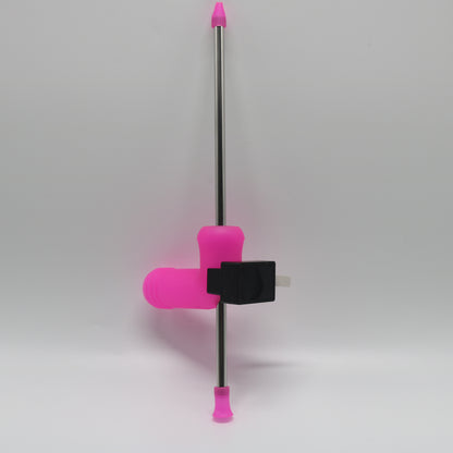 HEBEERNEW 29cm straw timer beer snorkel LED record your seconds chugging party