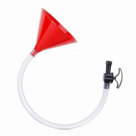 HEBEERNEW Beer Bong Funnel with Valve 2.8 feet Tube Drinking Games Beer Funnel for Music Festivals Parties Beach Entertainment Beer Game