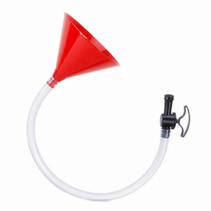 HEBEERNEW Beer Bong Funnel with Valve 2.8 feet Tube Drinking Games Beer Funnel for Music Festivals Parties Beach Entertainment Beer Game