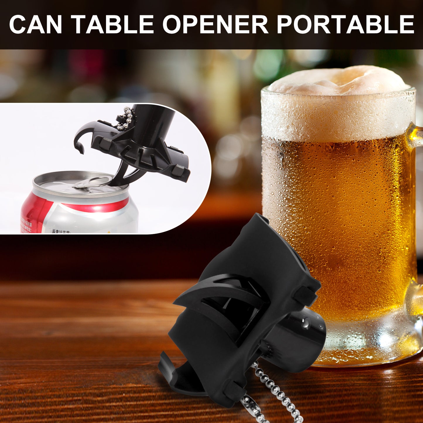 HEBEERNEW Black plastic keychain bottle opener drinking shotgun beer tool perfect for spring party tailgate